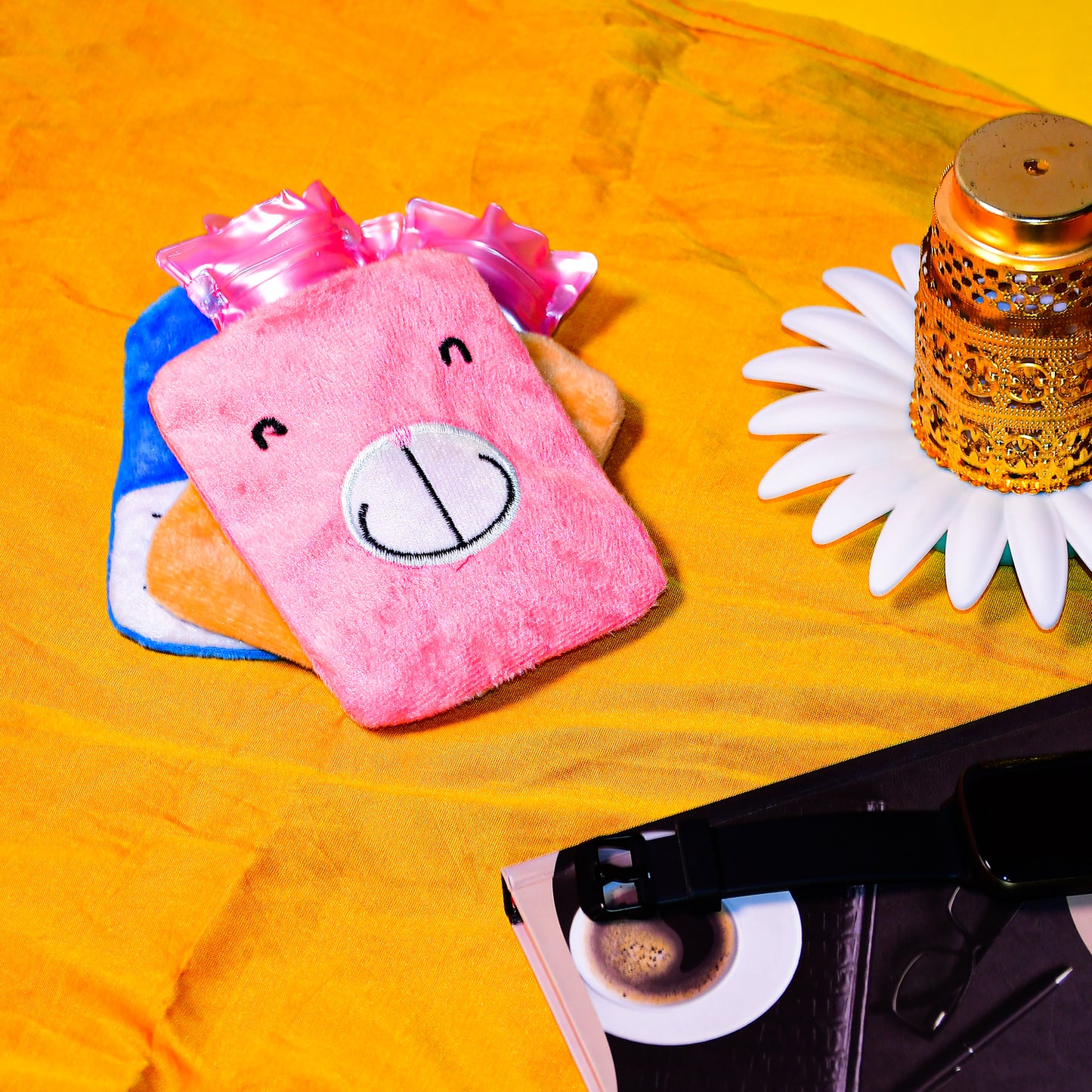 Pink Small Hot Water Bag Menstrual Cramps.