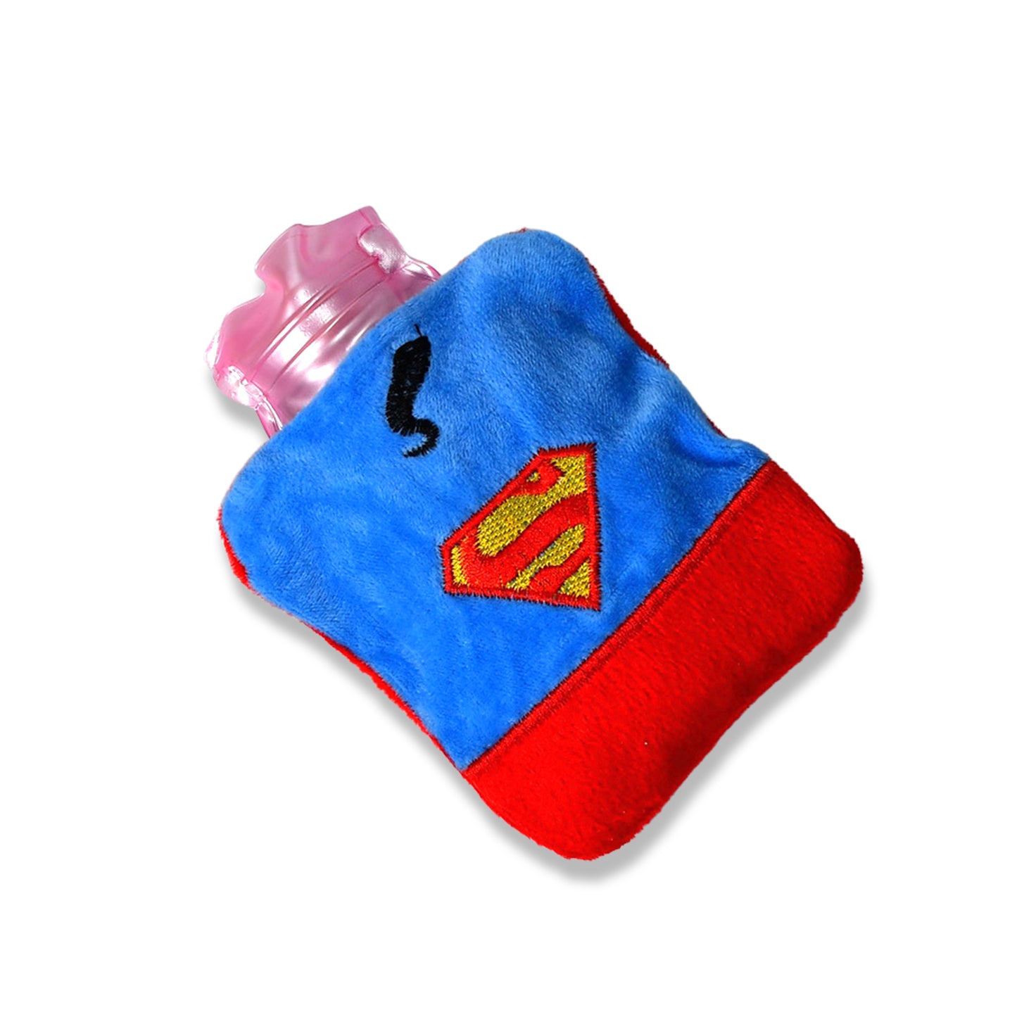 Mini Hot Water Bag – Superman Print for Pain & Cramps