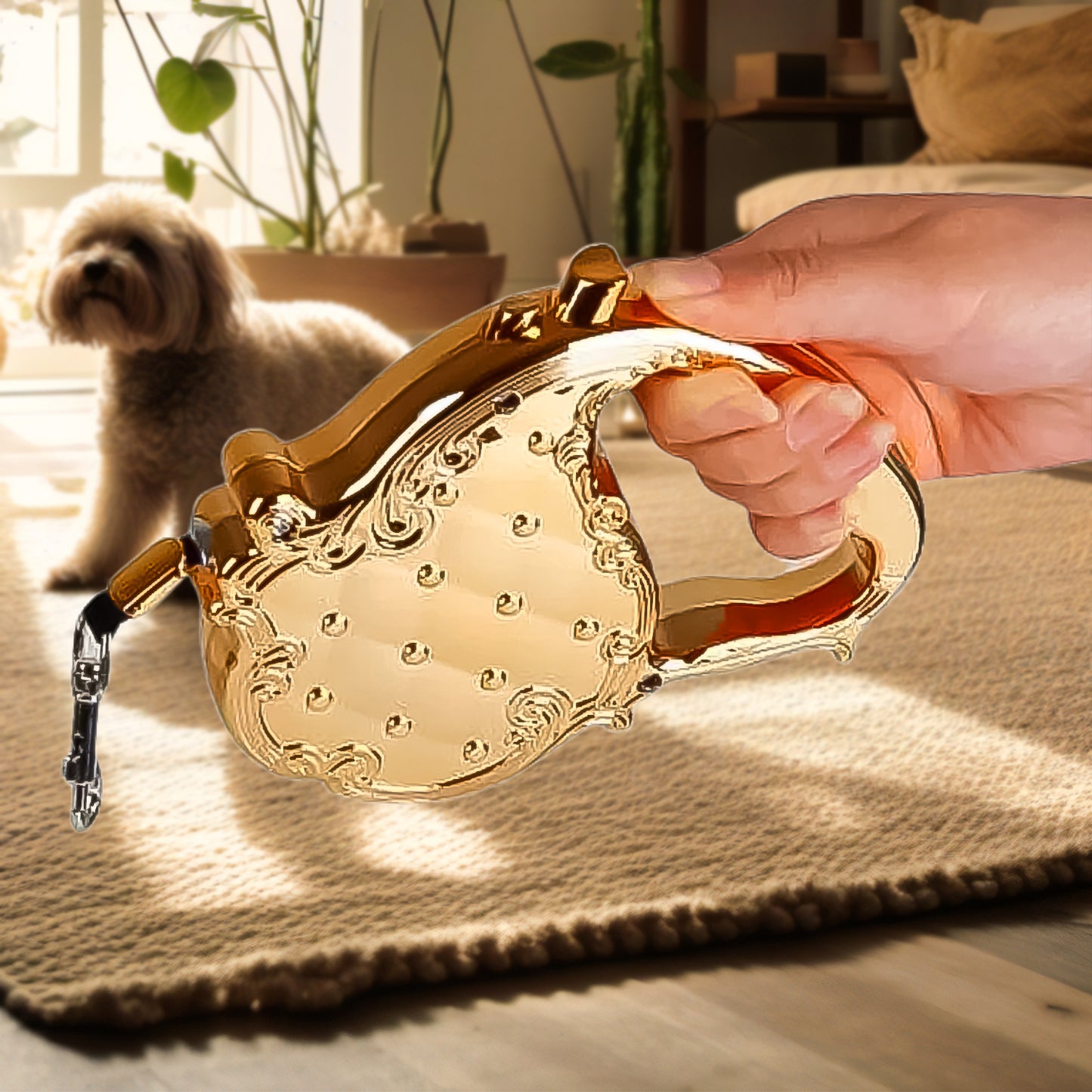 Retractable Telescopic Belt Rope Cat Golden Traction (3m Approx 1 Pc)