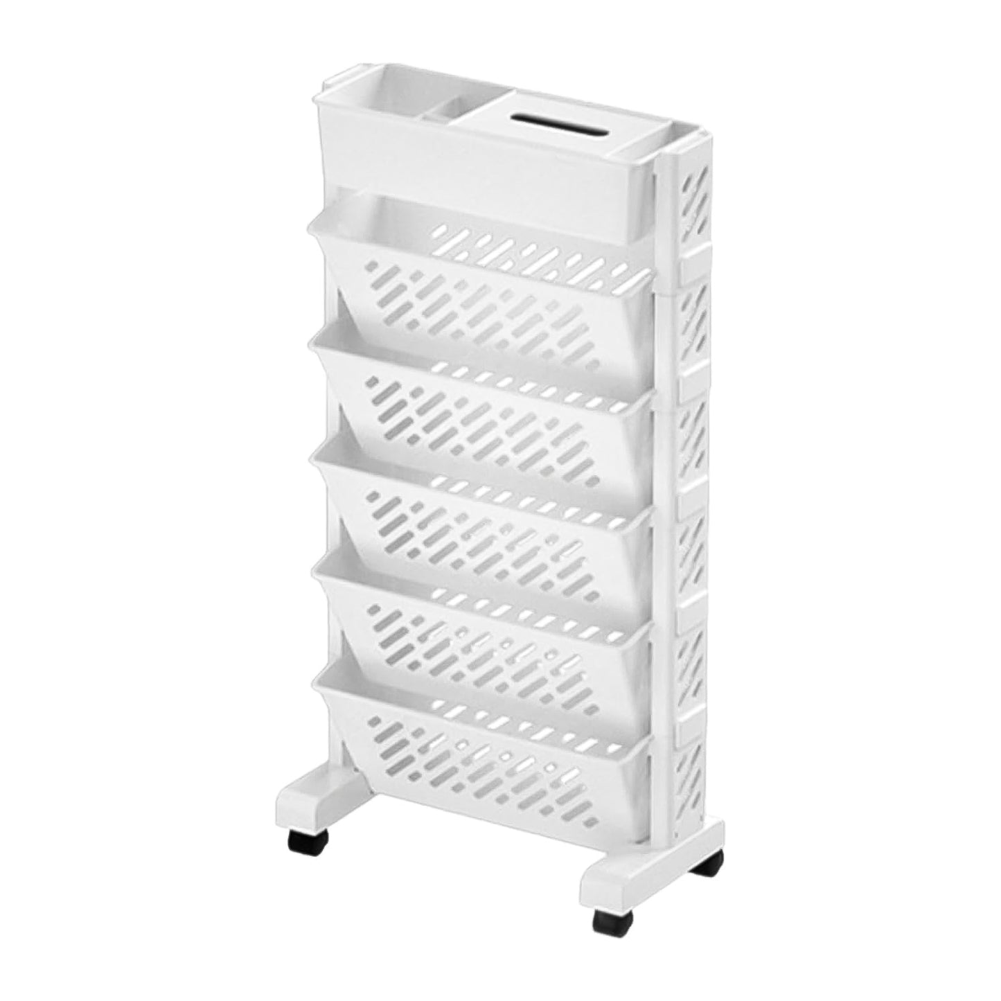Rotating Bookshelf – Large Capacity Rolling Storage Rack
