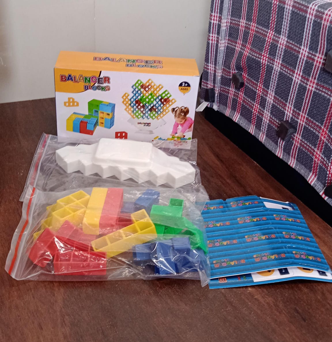 3d Tower Game Tower Balance Game (16 Pcs Set)