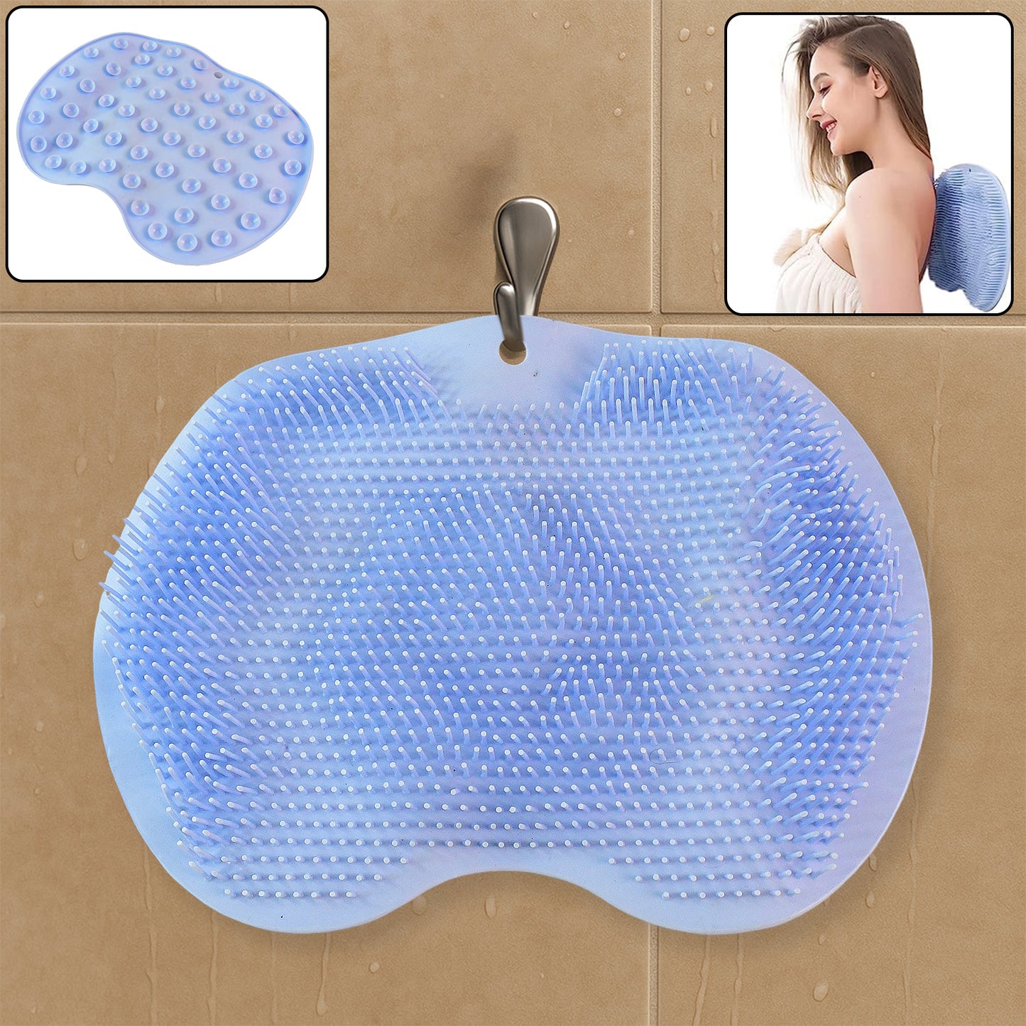 Silicone Bath Mat – Foot Cleaner, Exfoliator & Massager