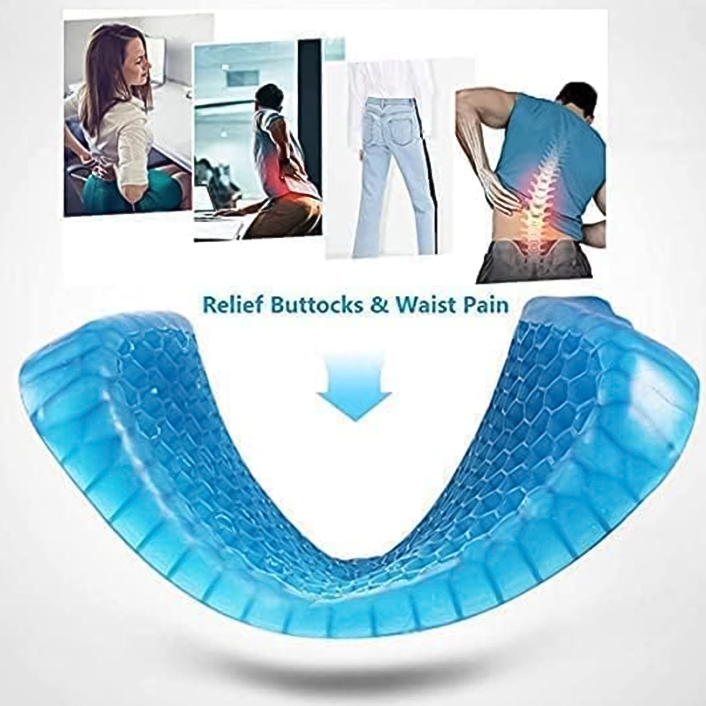 Cushion Seat Flex Pillow Gel (Egg Sitter)