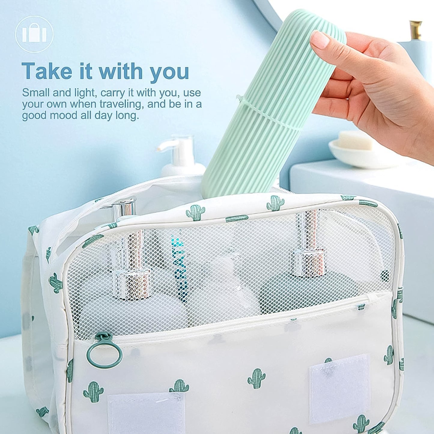 Capsule Shape Travel Toothbrush Toothpaste Case Holder (Multicolor 3 Pcs Set)