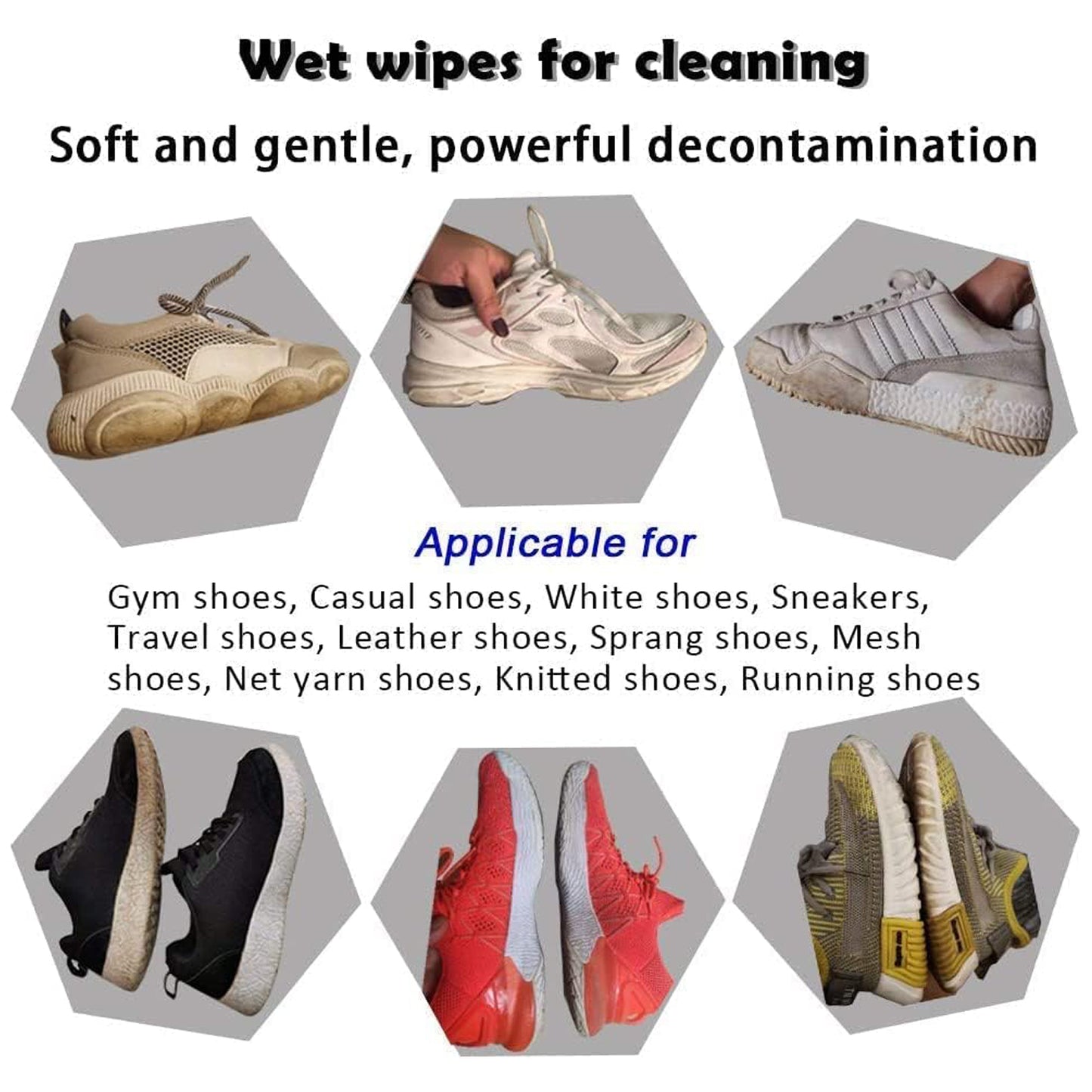 Shoe Cleaning Wipes – Quick Dirt & Stain Remover