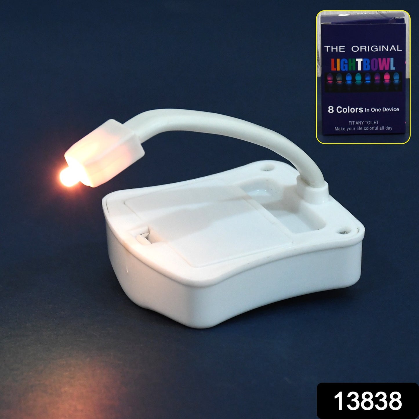 Toilet Light Led Toilet Bowl Light Toilet Cover Lamp (1 Pc Battery Not Included)