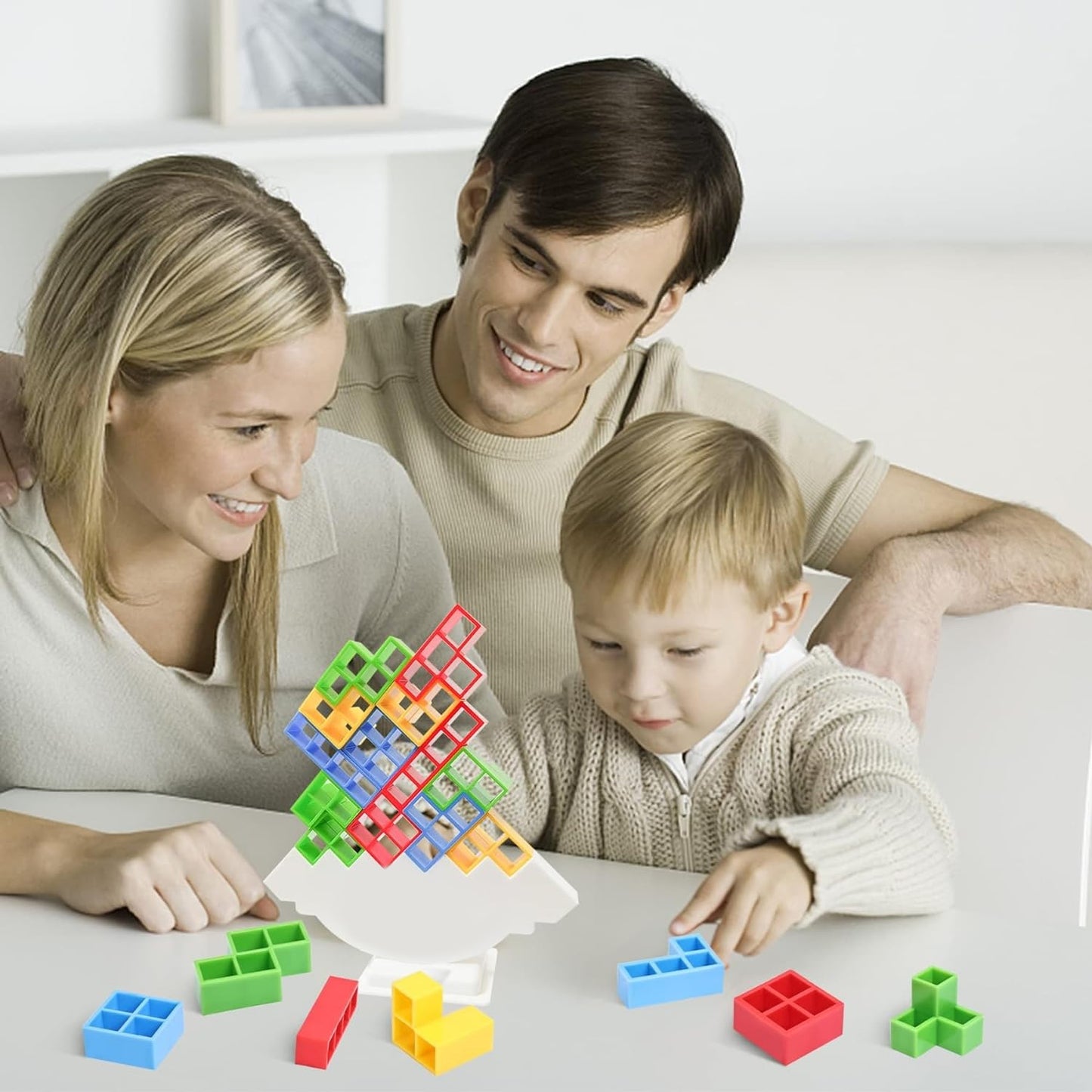 3d Tower Game Tower Balance Game (16 Pcs Set)