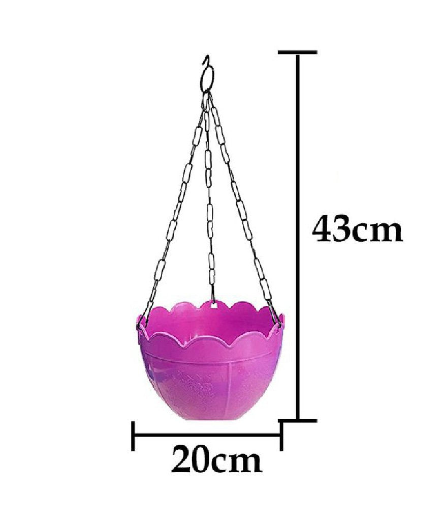 Flower Pot Plant With Hanging Chain