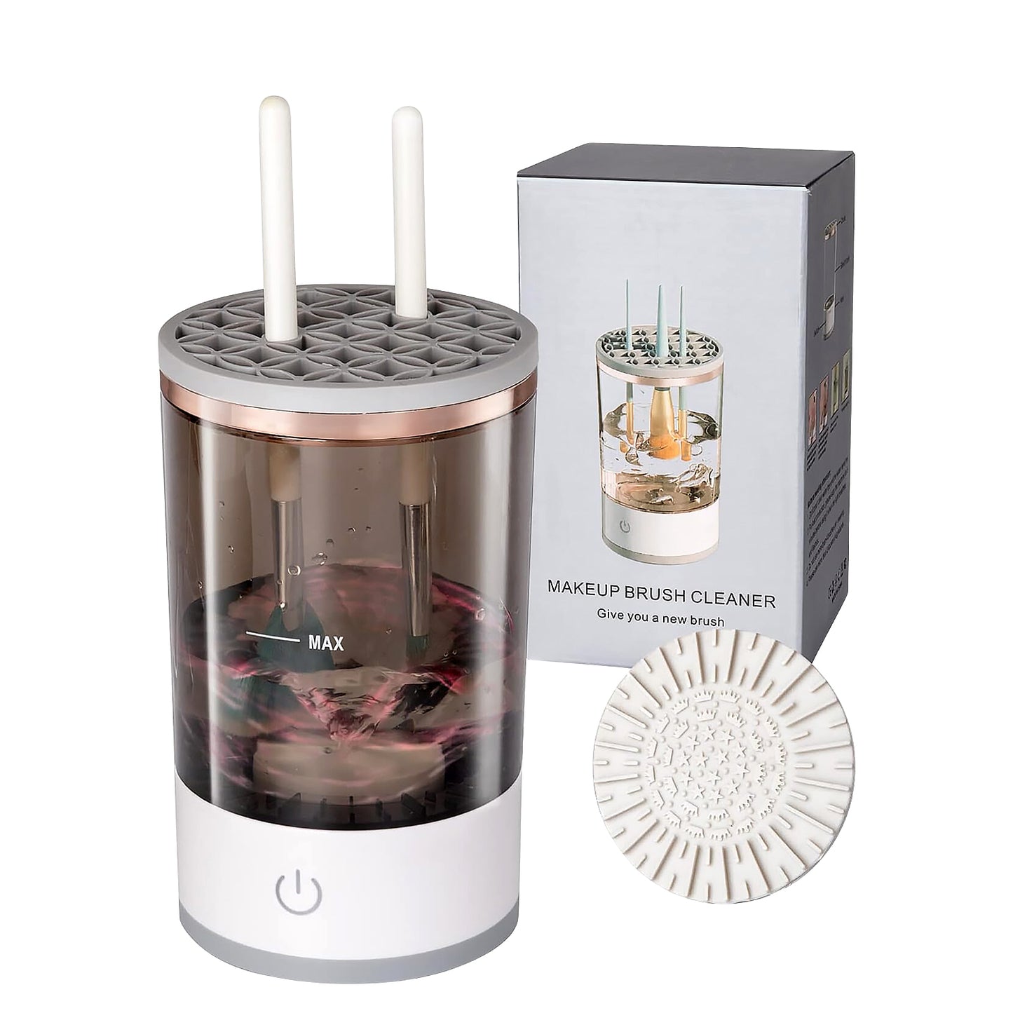 Automatic Makeup Brush Cleaner – Fast Electric Washer & Organizer 1pcs