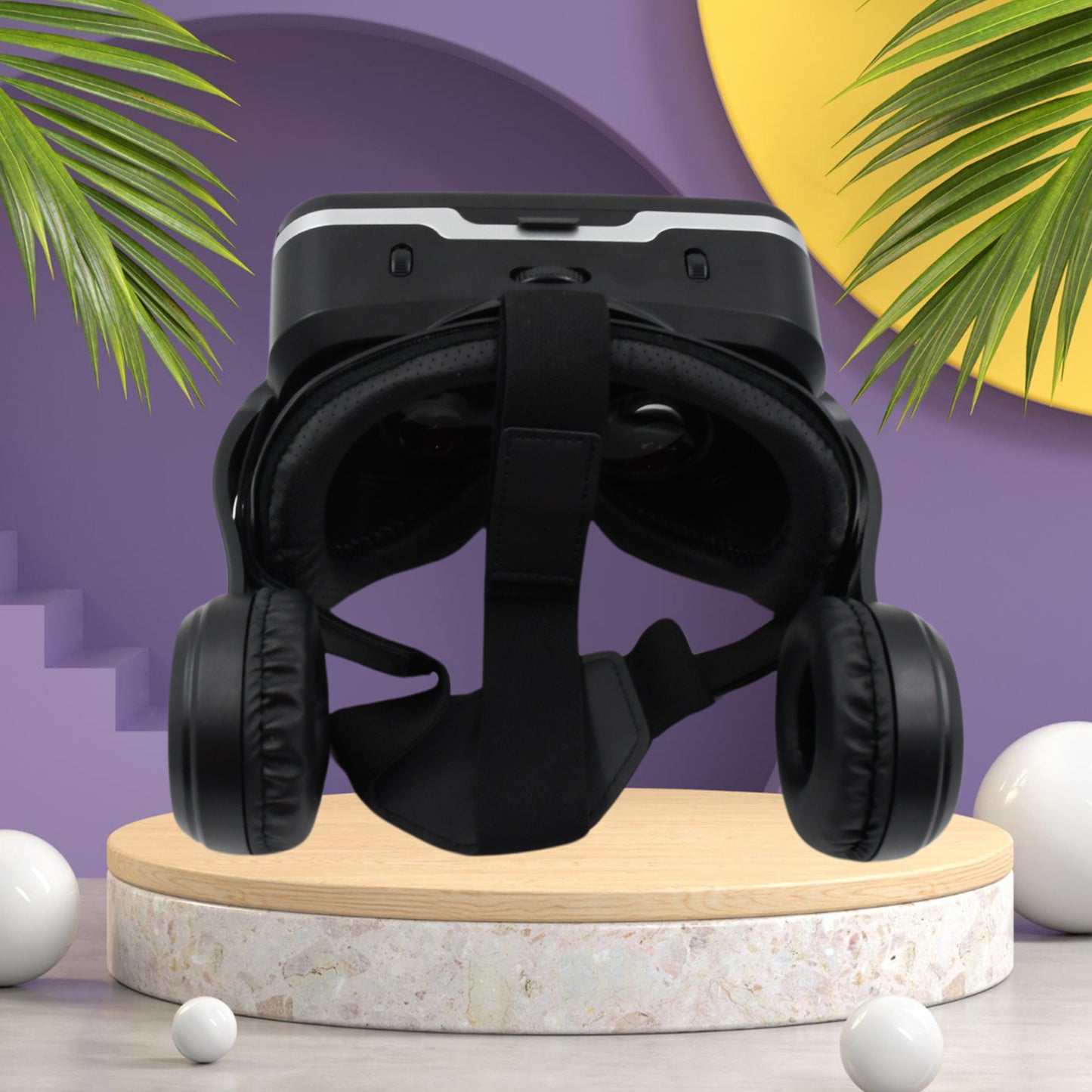 3D HD VR Glasses – Virtual Reality Headset with Headphones
