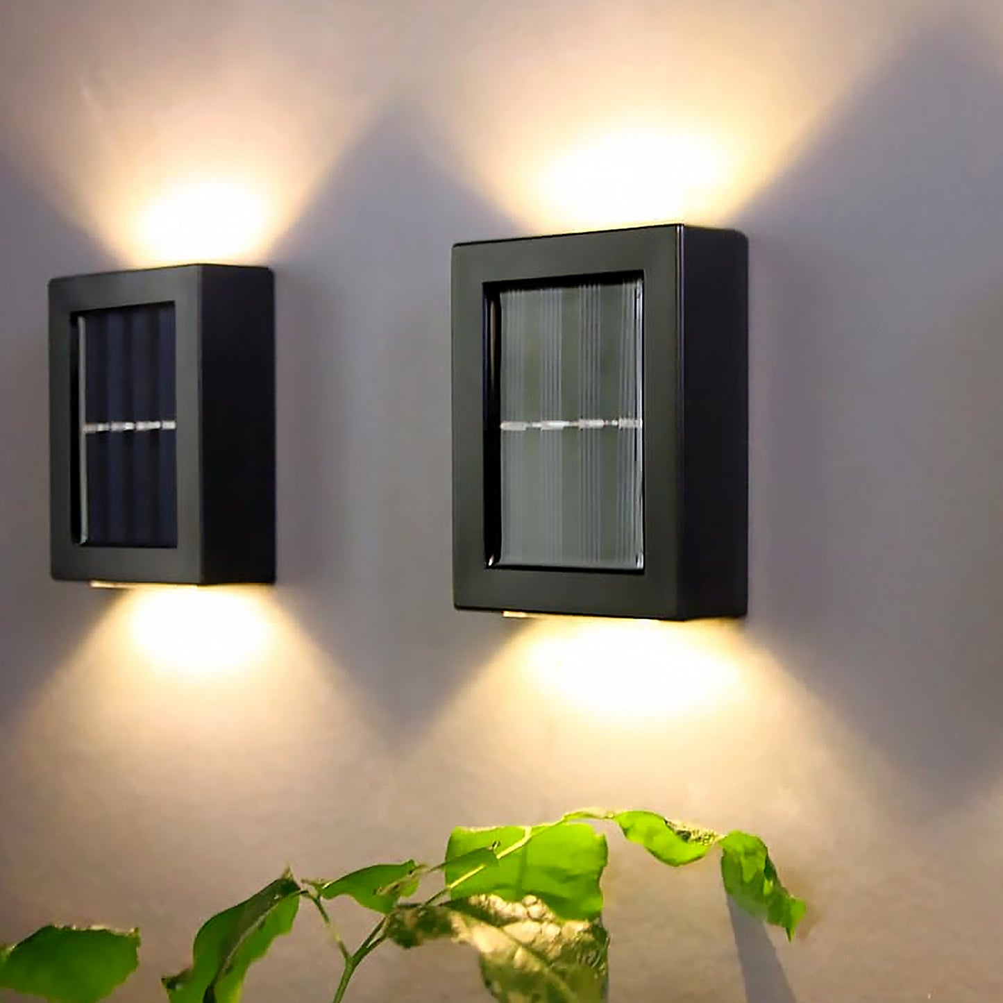 Solar Landscape Wall Light – LED Up/Down Waterproof Outdoor Lamp