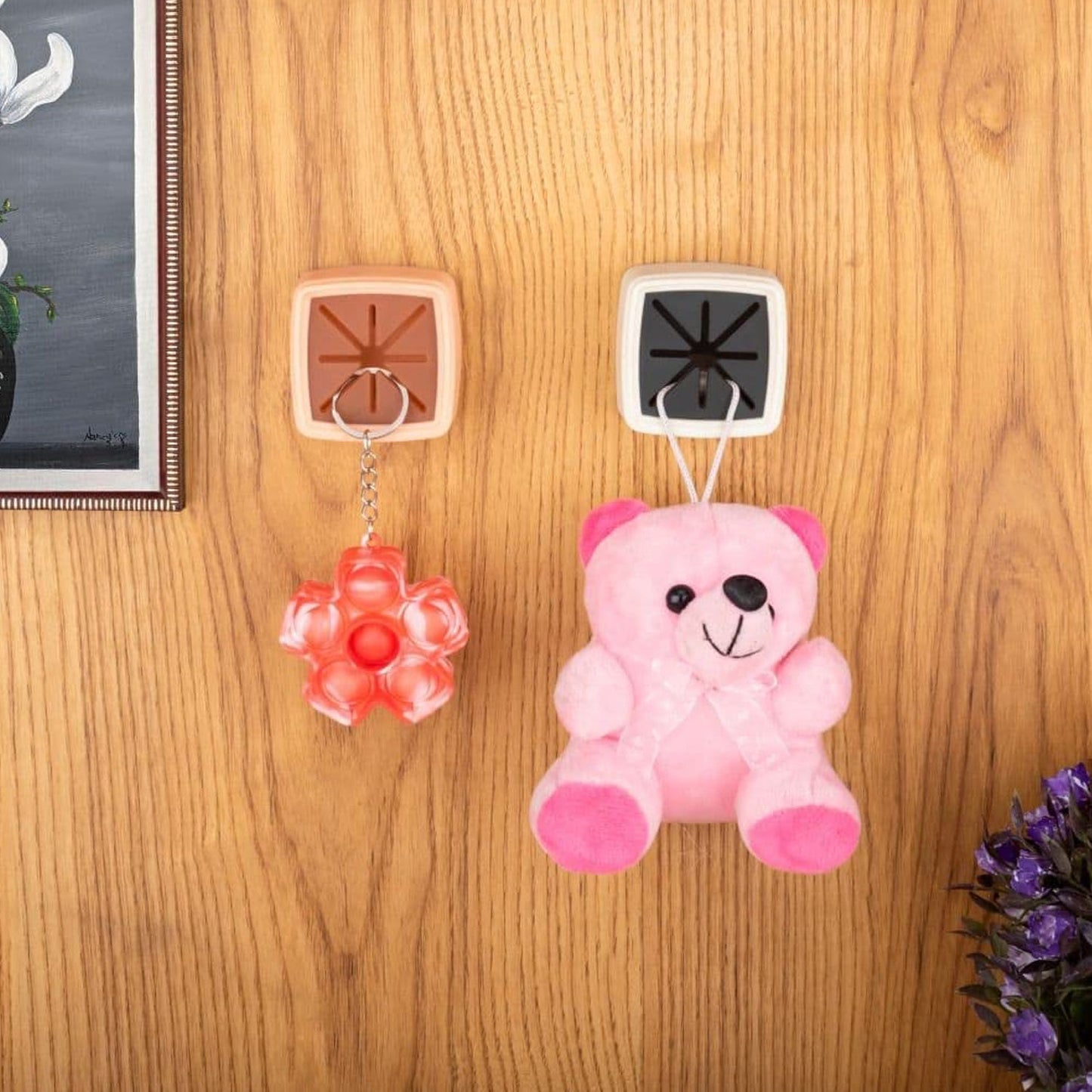 4 Pc Towel Holder for Easy Take-in And Take-out Purposes.