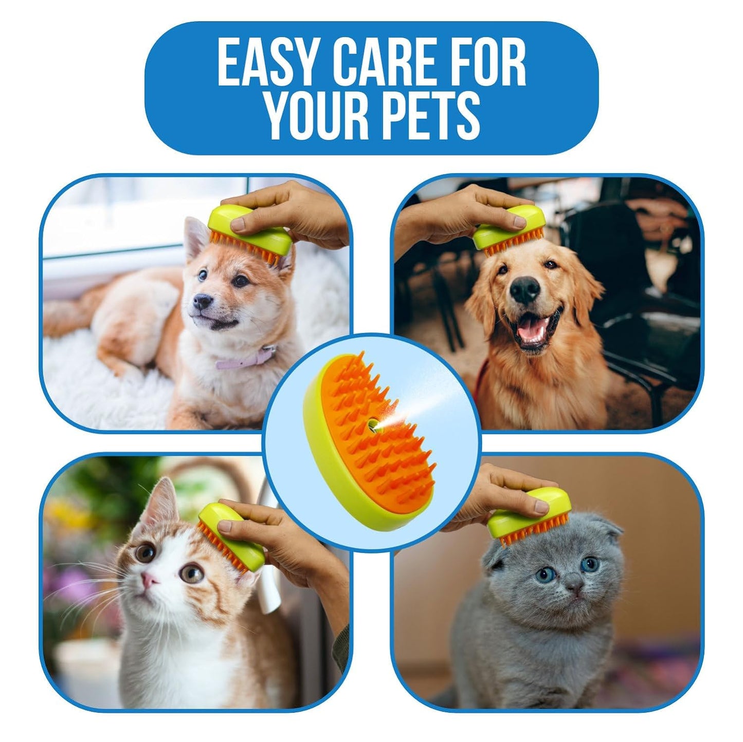 3 In1 Cat Steamy Brush