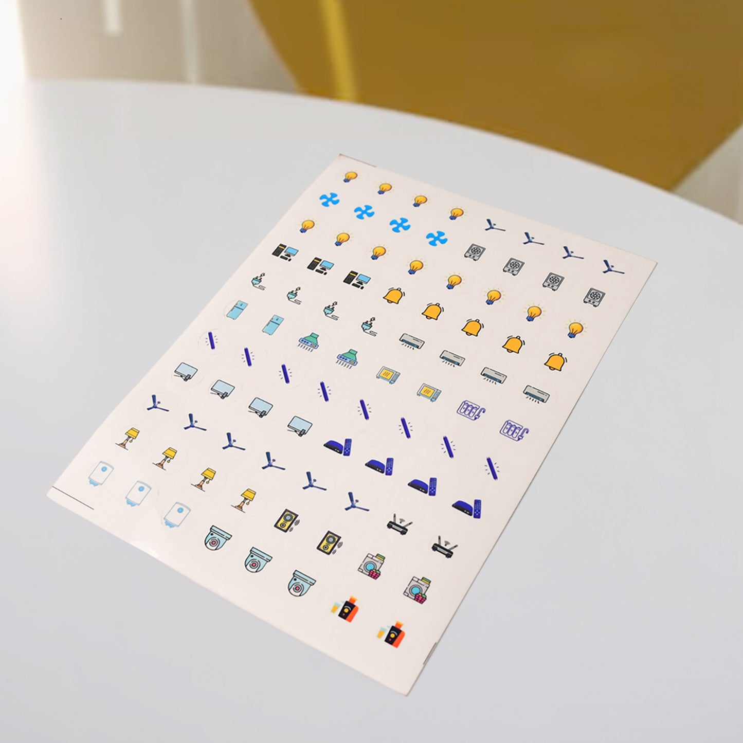 Smart Switch Icon Sticker Sheet (1 Sheet 88 Icons)