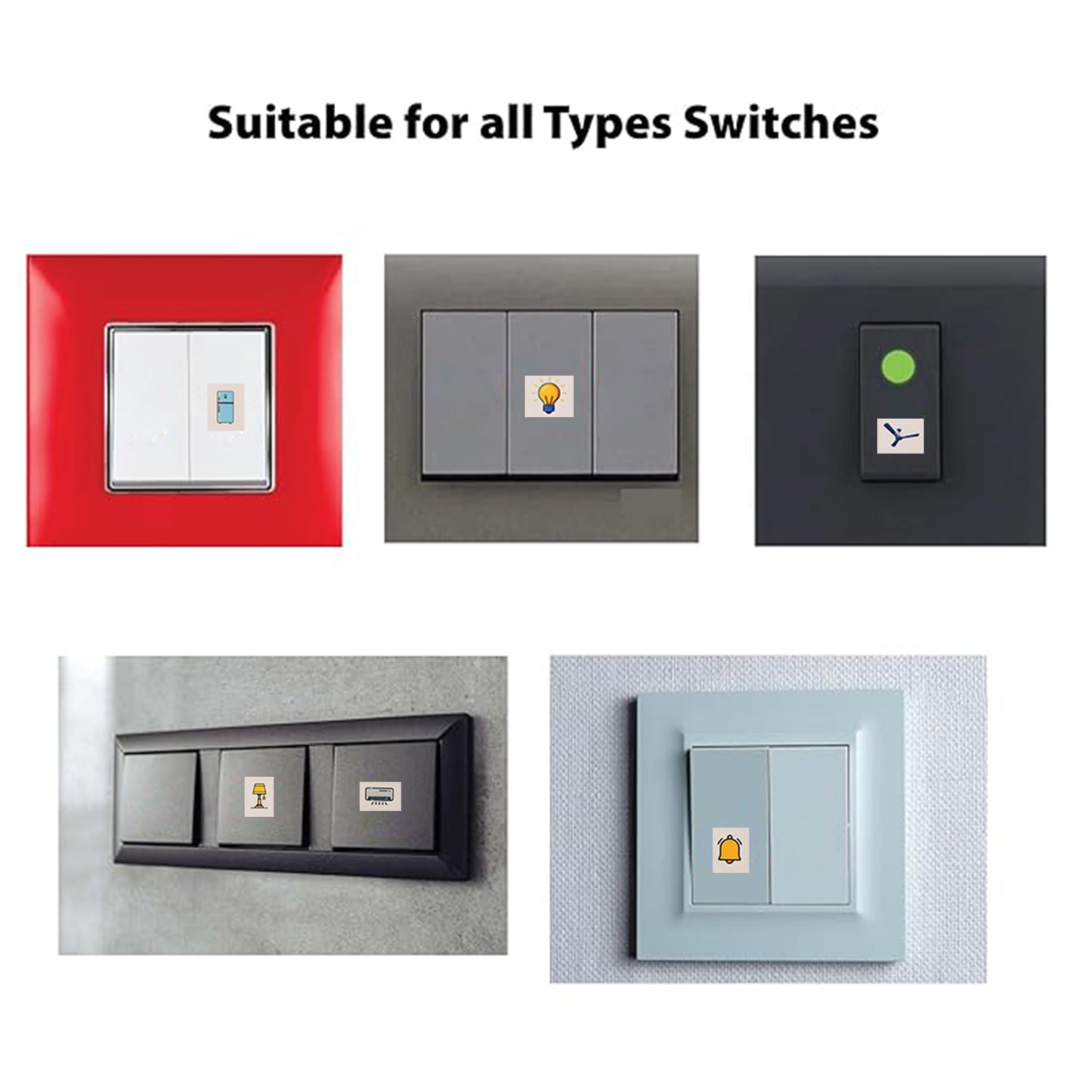 Smart Switch Icon Sticker Sheet (1 Sheet 88 Icons)