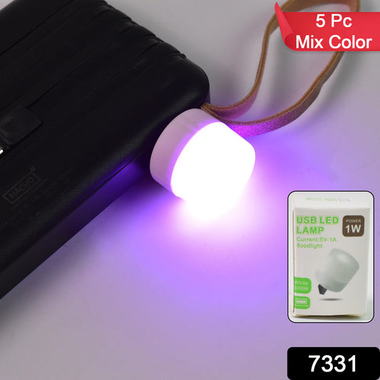 USB Led Lamp for Pc And Laptop (5 Pcs Mix Color)