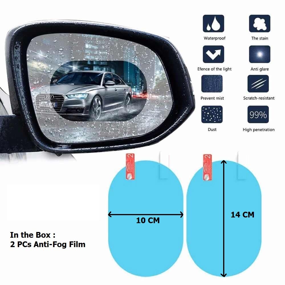 Anti Fog Anti Scratch Interior Rearview Car Mirror Film Waterproof HD