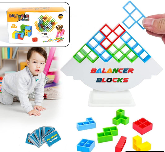 3d Tower Game Tower Balance Game (16 Pcs Set)
