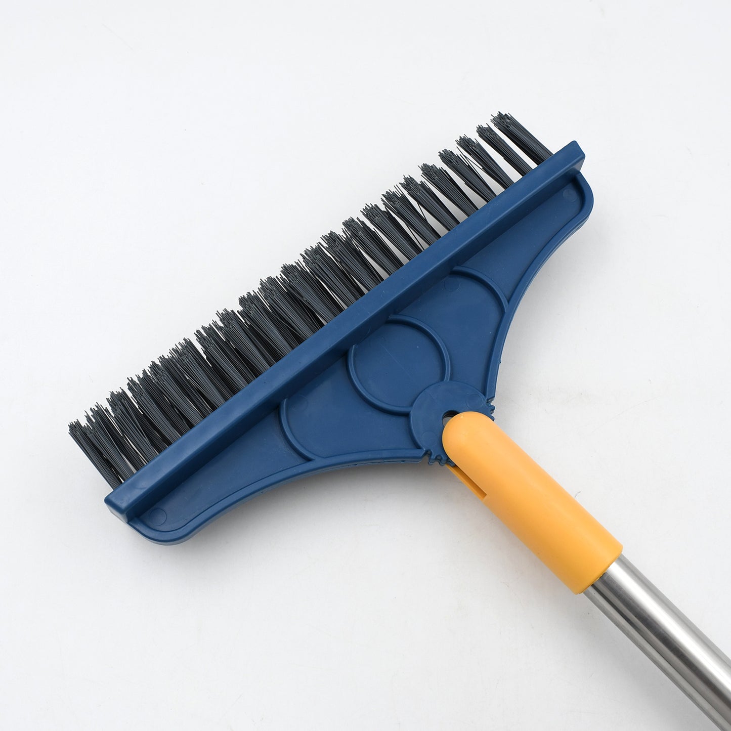2-in-1 Rotating Floor Brush with Wiper