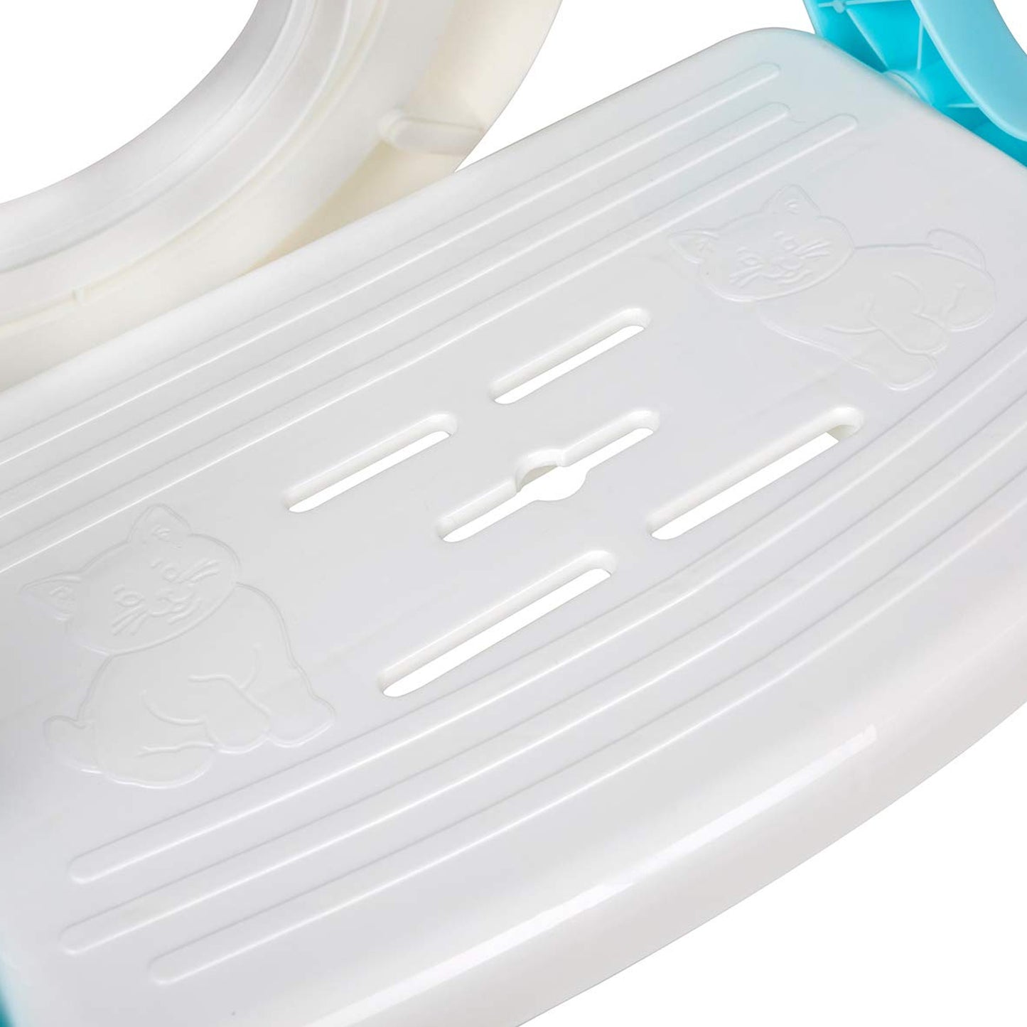 2 In 1 Potty Training Toilet Seat With Step Stool Ladder For Boy And Girl Baby (Multi-color)