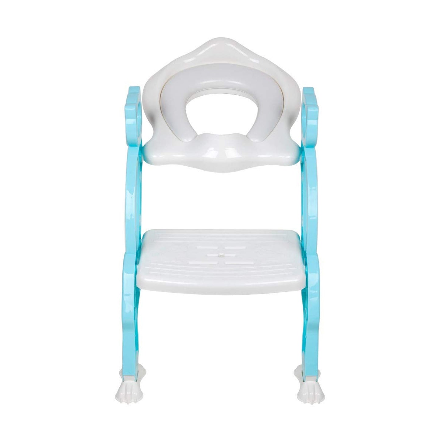 2 In 1 Potty Training Toilet Seat With Step Stool Ladder For Boy And Girl Baby (Multi-color)