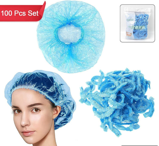 Shower Cap Waterproof Disposable Shower Cap 100 Pieces