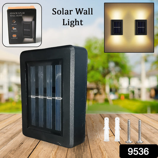 Solar Landscape Wall Light – LED Up/Down Waterproof Outdoor Lamp