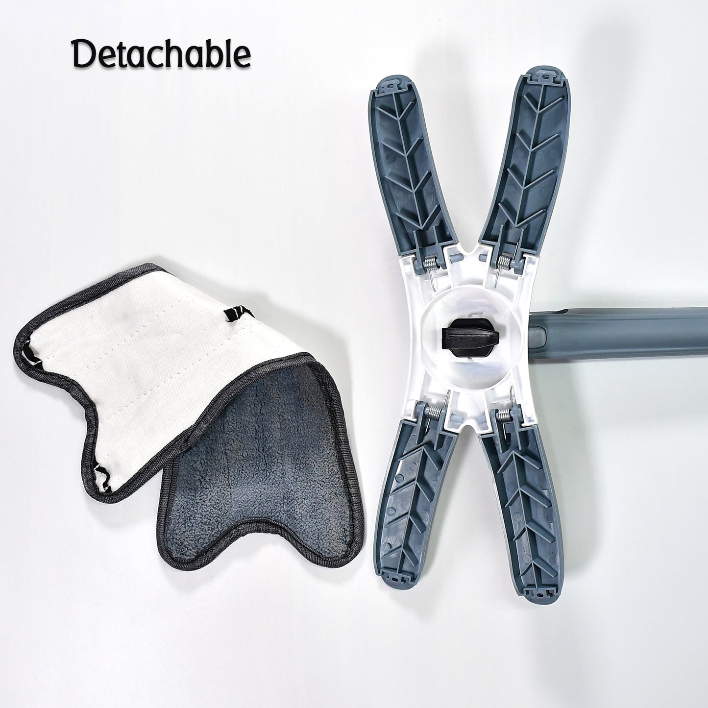 X Shape Mop Hands-free Squeeze Microfiber Flat Mop System 360 Flexible