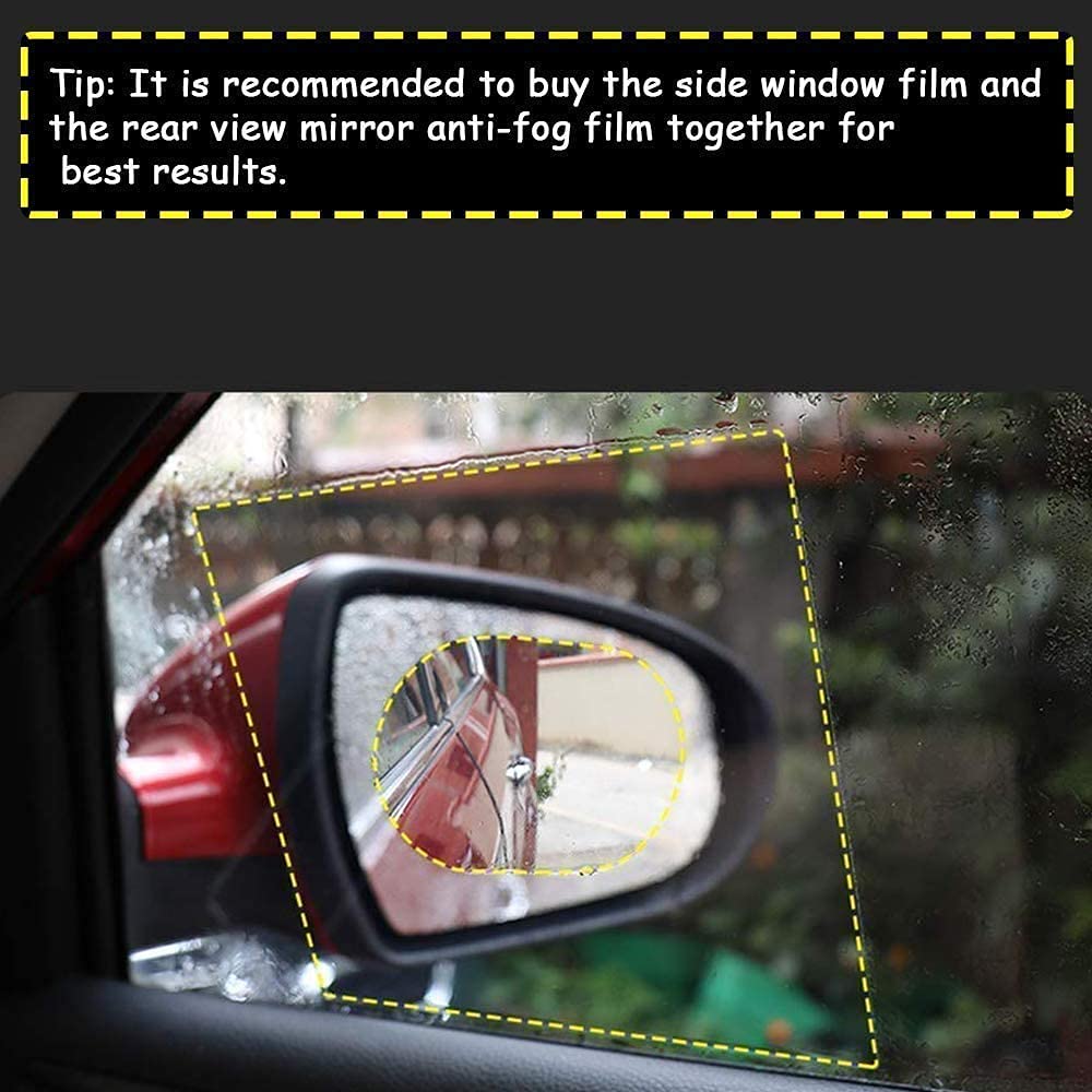 Anti Fog Anti Scratch Interior Rearview Car Mirror Film Waterproof HD