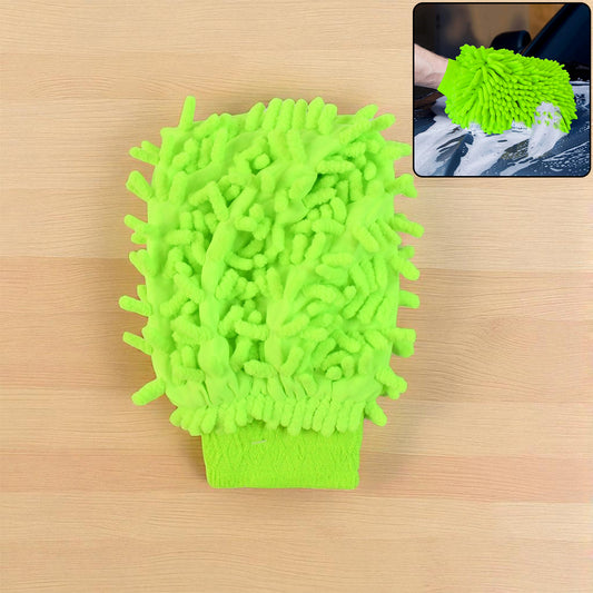 Microfiber Car Wash Glove Mitt For Car and bike